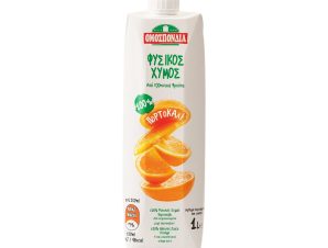 100% φυσικός χυμός πορτοκάλι Ομοσπονδία (1 Lt)