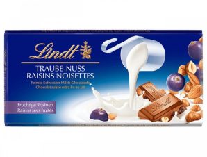 Σοκολάτα Γάλακτος Ελβετική Σταφύλια & Ξηροί Καρποί 100gr
