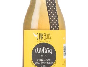 Χειροποίητη λεμονάδα με αγαύη, δυόσμο & σπόρους chia, χωρίς ζάχαρη & γλουτένη, «Chia Fresca» “Jukeros” 250ml>