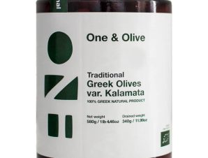 Παραδοσιακές ελιές Καλαμών «One & Olive» “Olive Ergo Anagnostopoulos” 580g>