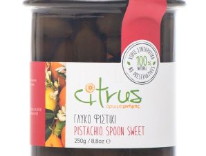 Παραδοσιακό γλυκό κουταλιού φυστίκι, Χίου “Citrus” 250g>